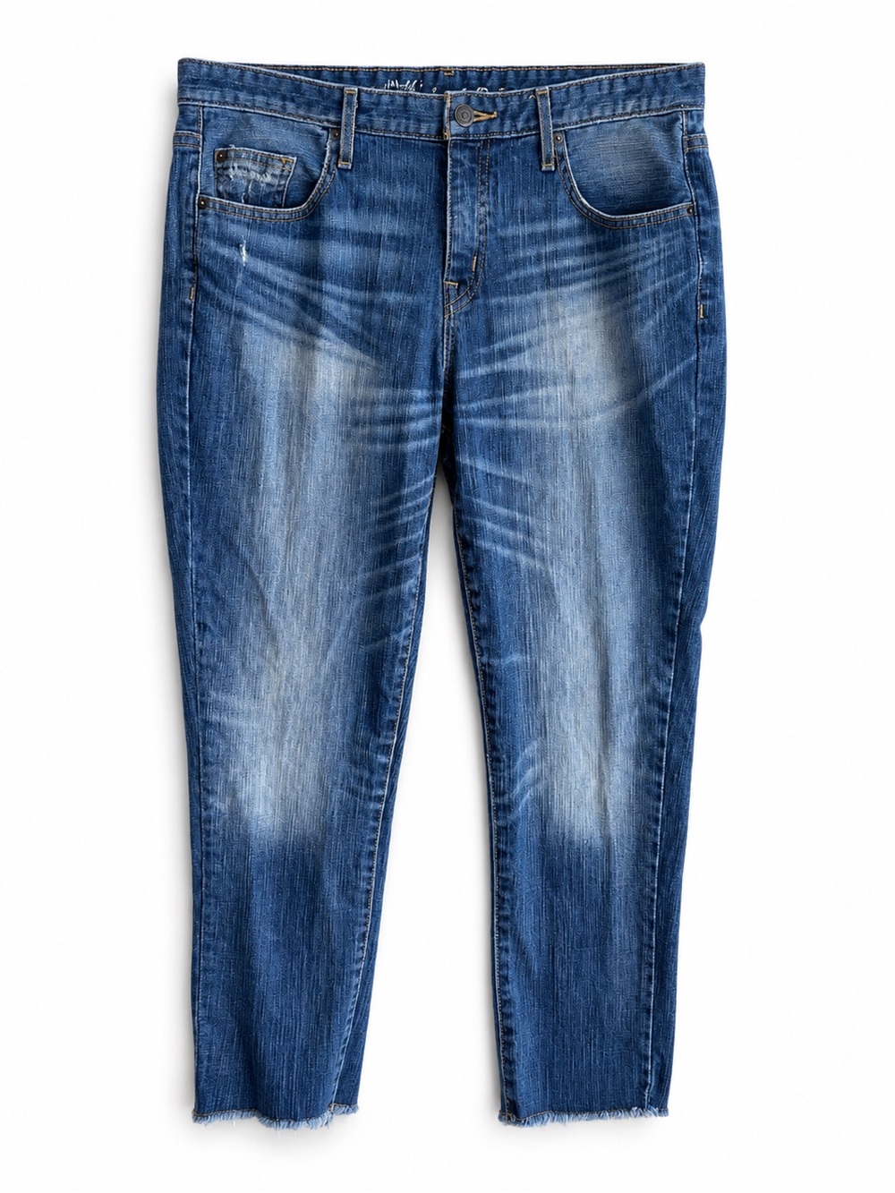 Mossimo Supply Co. Light Blue Boyfriend Crop Jeans Size 10